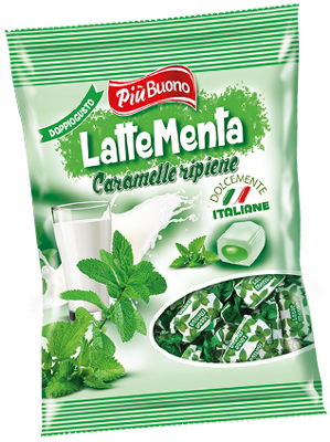 PIU BUONO LATEMENTA 175g mentolové cukríky