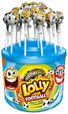 JOHNY BEE FOOTBALL LOLLY 8g lízanka (balenie:100ks 1ks od 0,07eur)
