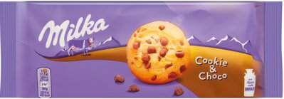 MILKA COOKIE & CHOCO 135g sušienky s kúskami čokolády
