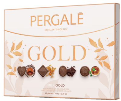 PERGALE GOLD 348g mliečna čokoláda dezert