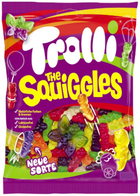 TROLLI THE SQUIGGLES 100g želé cukríky