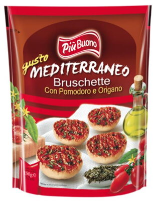 PIU BUONO BRUSCHETTE 150g rajčiny s oregánom