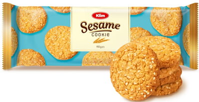 SESAME COOKIES 110g sézamové sušienky (exp.22/09/22)