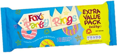 FOX´S PARTY RINGS 2PACK 250g  sušienky mix