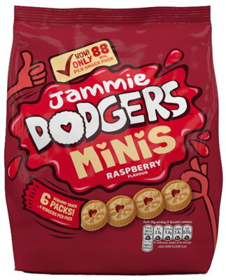 JAMMIE DODGERS BAG 120g  malinové sušienky