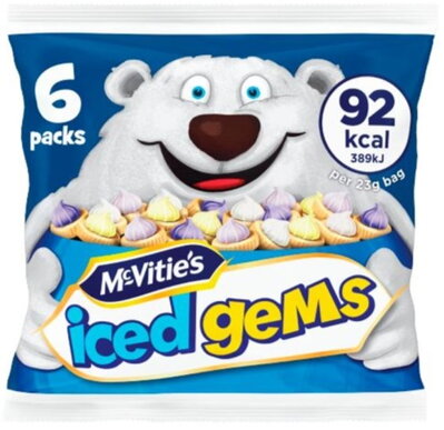 ICED GAMES 138g cukrové sušienky
