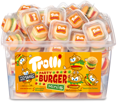 TROLLI HAMBURGER 10g cukrovinka (balenie:60ks 1ks od 0,17eur)