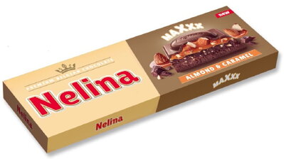 NELINA MAXXX 305g karamel/mandle čokoláda