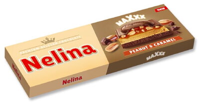 NELINA MAXXX 300g karamel/arašidy čokoláda