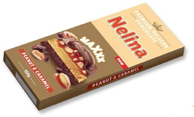 NELINA MAXXX 110g karamel/biscuits čokoláda