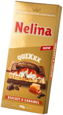 NELINA MAXXX 110g karamel/biscuits čokoláda
