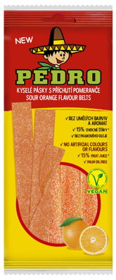 PEDRO 80g pomarančové pásky