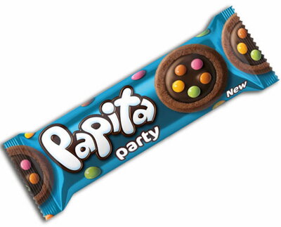 PAPITA PARTY 63g tmavé sušienky s cukríkmi
