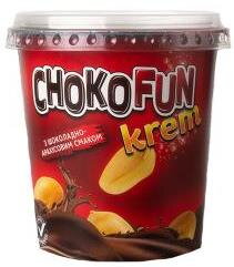 CHOKOFUN 400g čokoládovo-arašidový krém 