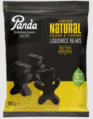 PANDA MEDVEDÍCI 125g lekoricové cukríky 