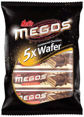 MEGOS WAFER (5PACK) 150g čokoládové tyčinky 