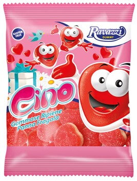 RAVAZZI CINO 275g plnené želé srdcia