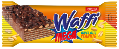 MEGA WAFFI 75g arašidová tyčinka