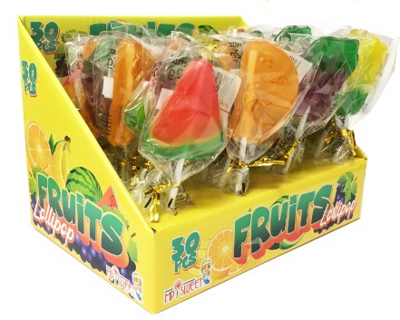 FRUIT LOLLIPOP 12g ovocné lízatko (Balenie:30ks 1ks od 0.18eur)