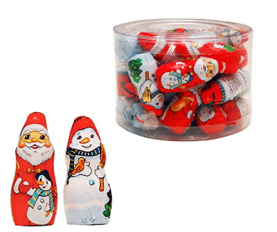 SANTA CLAUS 10g fúkané figúrky (balenie:40ks 1ks od 0.22eur)