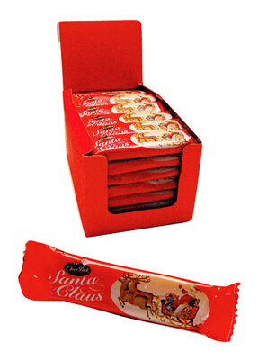 SANTA CLAUS 25g kakaová oblátka s tmavou  polevou