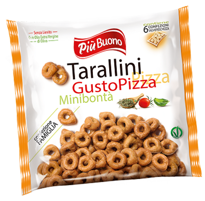 PIU BUONO TARALLINI 6PACK 210g pizzový snack