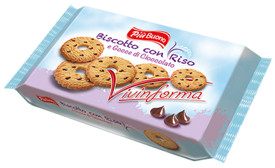 PIU BUONO BISCOTTO 250g sušienky s čokoládou