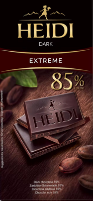 HEIDI DARK 80g 85% tmavá čokoláda 
