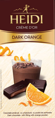 HEIDI CRÉME D´OR 90g tmavá s pomarančom