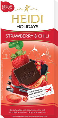 HEIDI HOLIDAYS 80g tmavá jahody-chili
