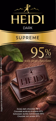 HEIDI SUPREME 50g tmavá čokoláda