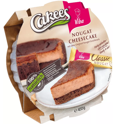CAKEES VIBA 450g nugátový koláč (exp.20/06/23)