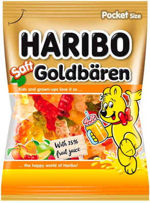 HARIBO GOLDBAREN SAFT 85g želé cukríky