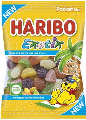 HARIBO EXOTIC 100g želé cukríky