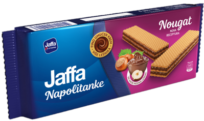 JAFFA NAPOLITANKE 160g karamelovo-orieškové keksy