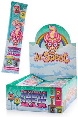 DR.SWEET DOUBLE CHEWBAR 40g žuvacia tyčinka (Balenie:24ks 1ks=0,39eur)