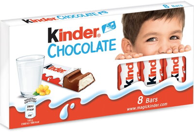 KINDER CHOCOLATE 100g mliečne čokoládky (exp.12/06/24)