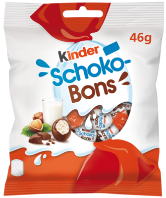 KINDER SCHOKOBONS 46g mliečne bonbóny (exp.29/05/24)