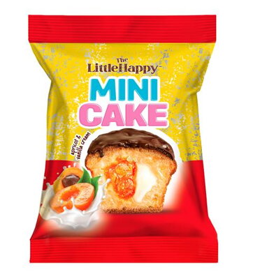 HAPPY MINI CAKE 60g s marhuľovou náplňou (exp.09/07/2023)
