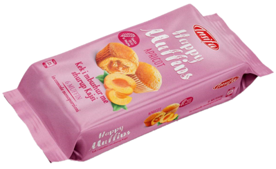 HAPPY MUFFINS 240g marhuľové pečivo