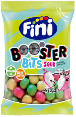 FINI BOOSTER BITS SOUR 90g kyslé žuvacie cukríky 