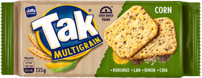 TAK MULTIGRAIN CORN 135g celozrnné krekry 