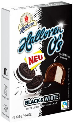 HALLOREN OS 125g black&white pralinky