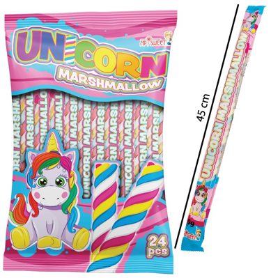 UNICORN MARSHMALLOW 20g cukrovinka (Balenie:24ks 1ks od 0,25eur)