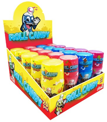 ROLL CANDY 8g tekutá cukrovinka (Balenie:20ks 1ks od 0,33eur)