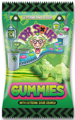 DR.SOUR GUMMIES 200g kyslé melonové cukríky
