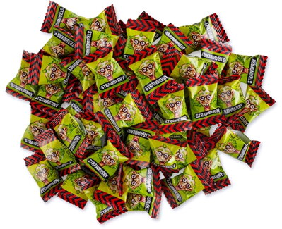 DR.SOUR BLAST BALLS 1kg kyslé jahodové cukríky(bag)