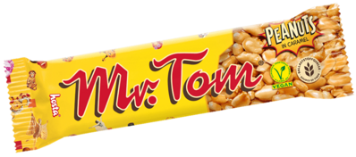 MR.TOM CLASSIC 40g orieškovo-karamelová tyčinka