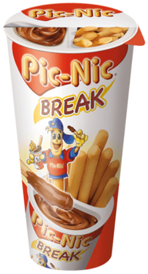 PIC-NIC BREAK 50g lieskovoorieškový krém s tyčinkami