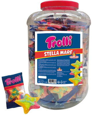 TROLLI HVIEZDA 12,5g želé balené (balenie:100ks 1ks od 0,25eur)